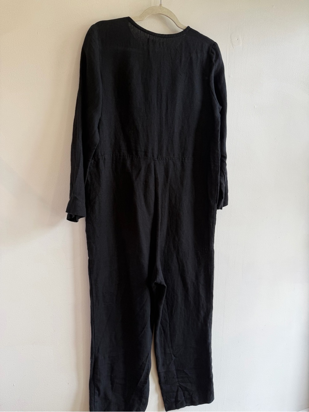 Gillian Stevens Women's Black Button-Front Jumpsuit - Picture 2 of 3